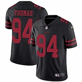 Nike San Francisco 49ers #94 Solomon Thomas Black Alternate NFL Vapor Untouchable Limited Jersey,baseball caps,new era cap wholesale,wholesale hats